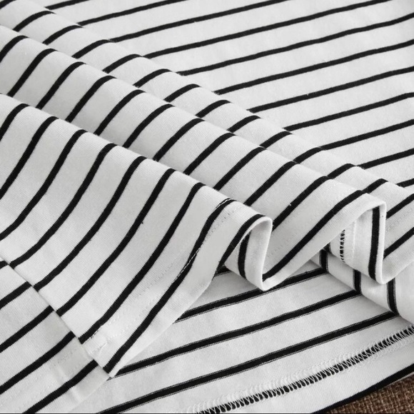 Shien pineapple embroidered striped tee - Picture 3 of 3